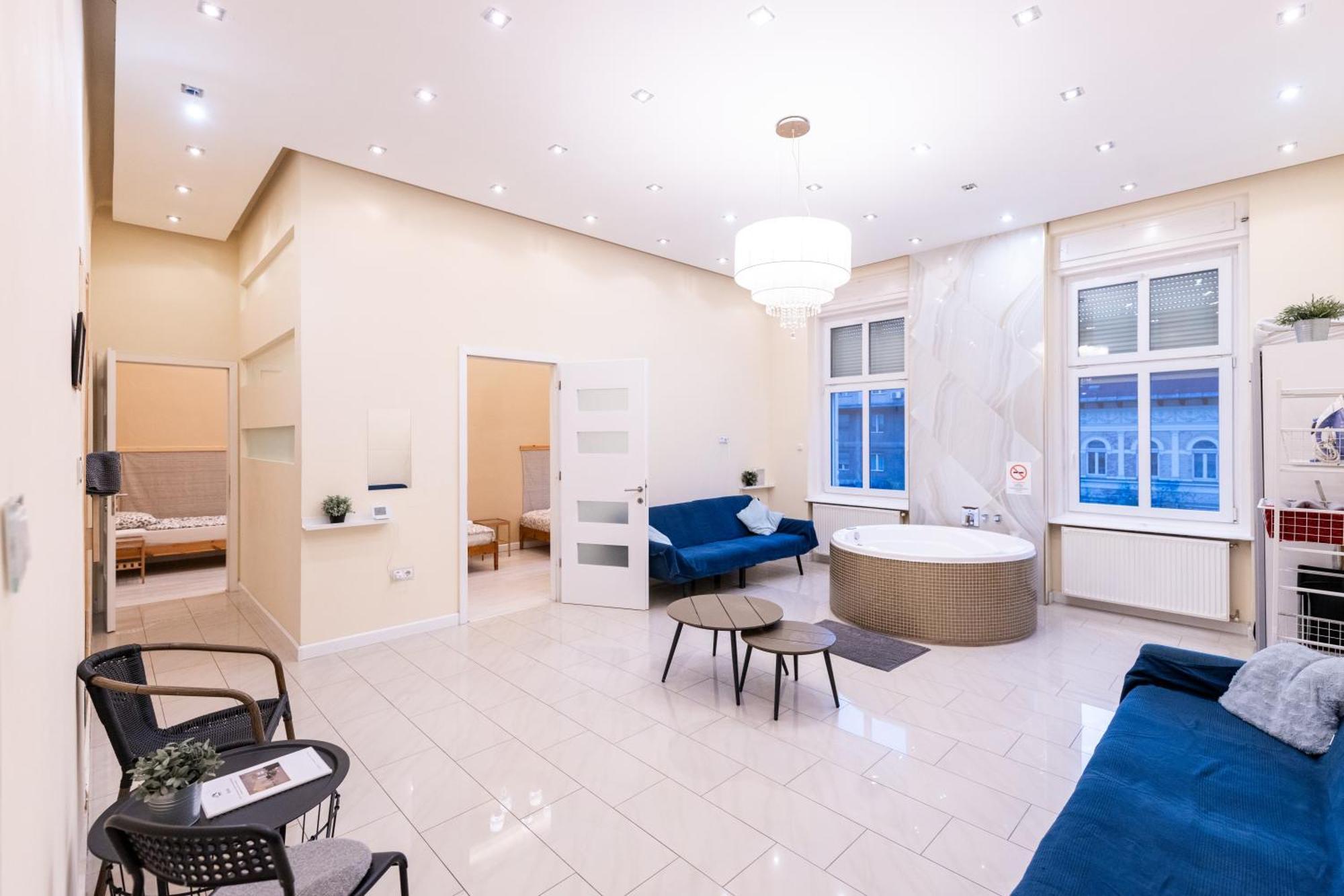Erzsebet Spa Apartment for Groups SAUNA/JACUZZI/STEAM Budapest Bagian luar foto